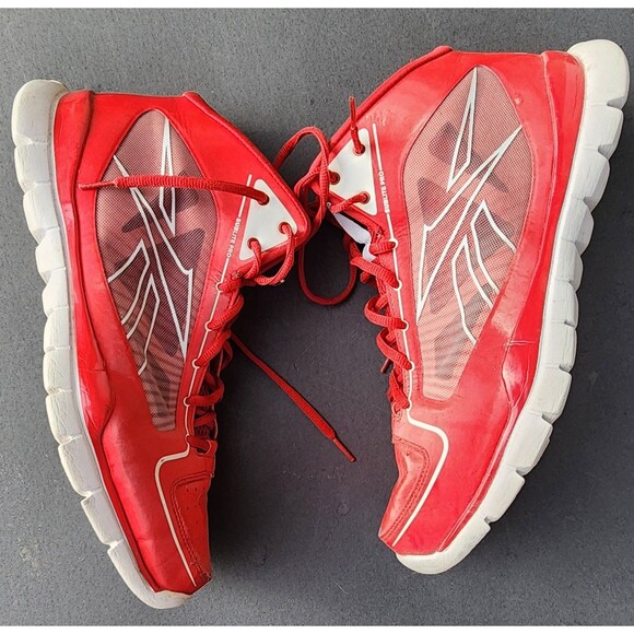 Reebok Mens Sublite Red Basketball Shoes Sneakers Size 12 main image 6